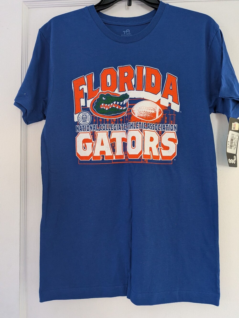 Florida Gators Boys Blue Graphic T-Shirt - Collegiate Team Logo Size Boys XL
